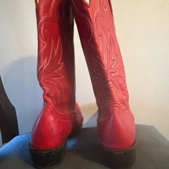 Durango Women's Red Western Boot - Women's Size 8 ; Men's Size 6 1/2 - Picture 5 of 7